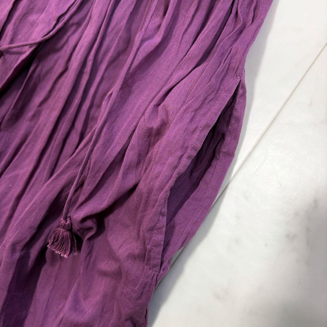 タグ付き未使用✨ヌキテパ　コットンカシュクールワンピース　ガウンドレス　2WAY