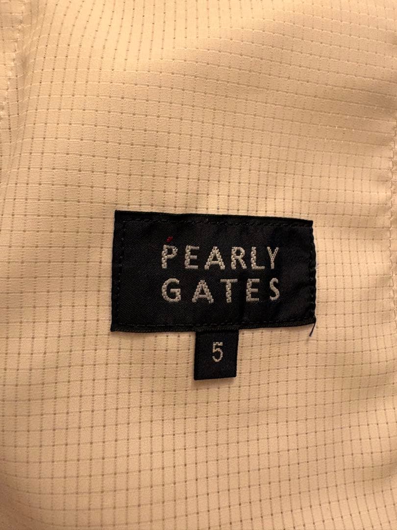 PEARLY GATES チェック柄ホワイトパンツ size5