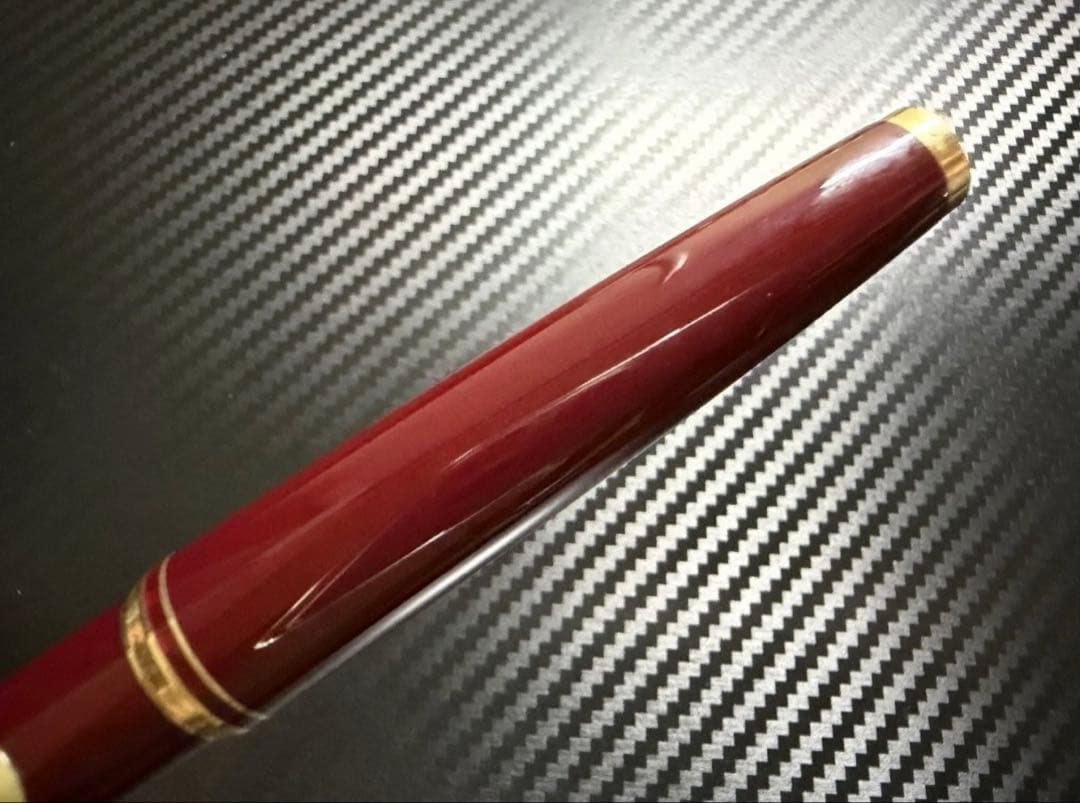 未使用に近い モンブラン No.221 ボルドー M 中字 万年筆 両用式