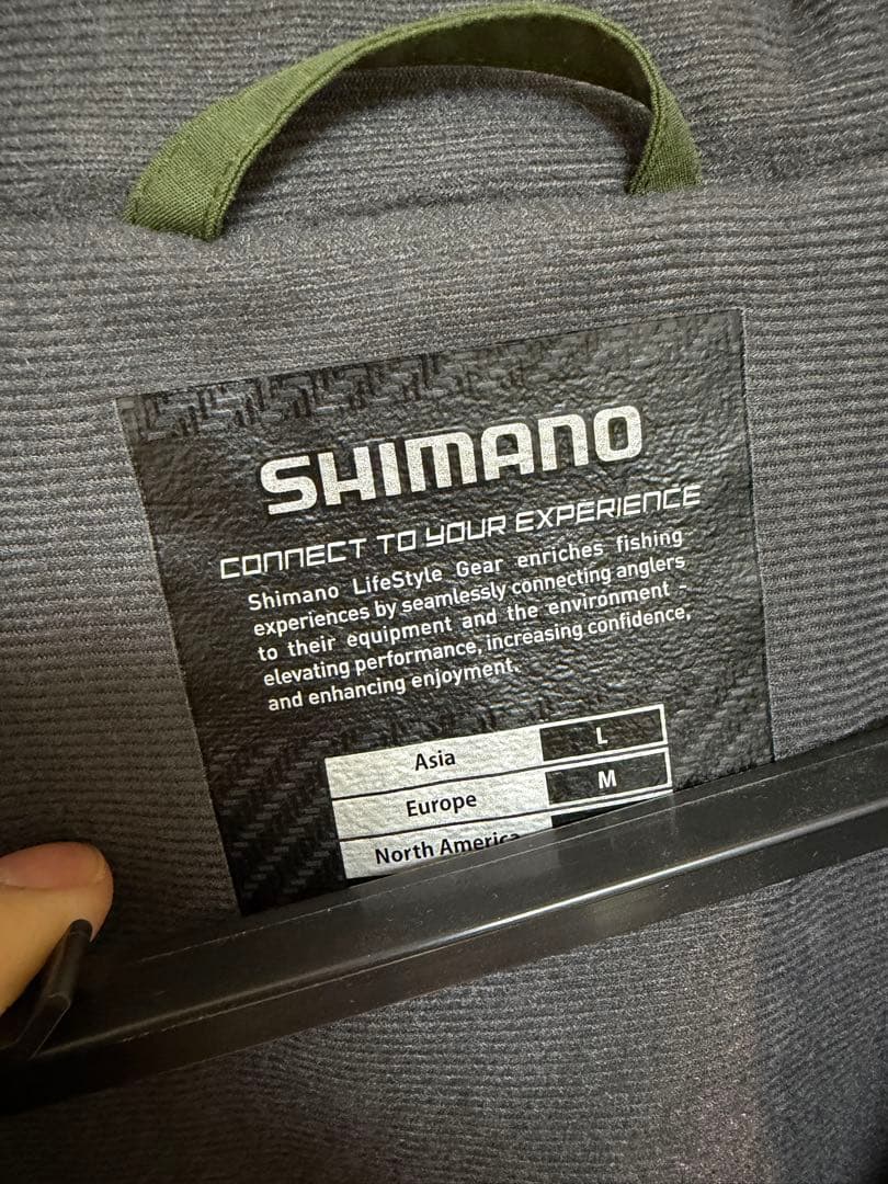 シマノ　XEFO フィッシングスーツセット　オリーブ　Ｌ