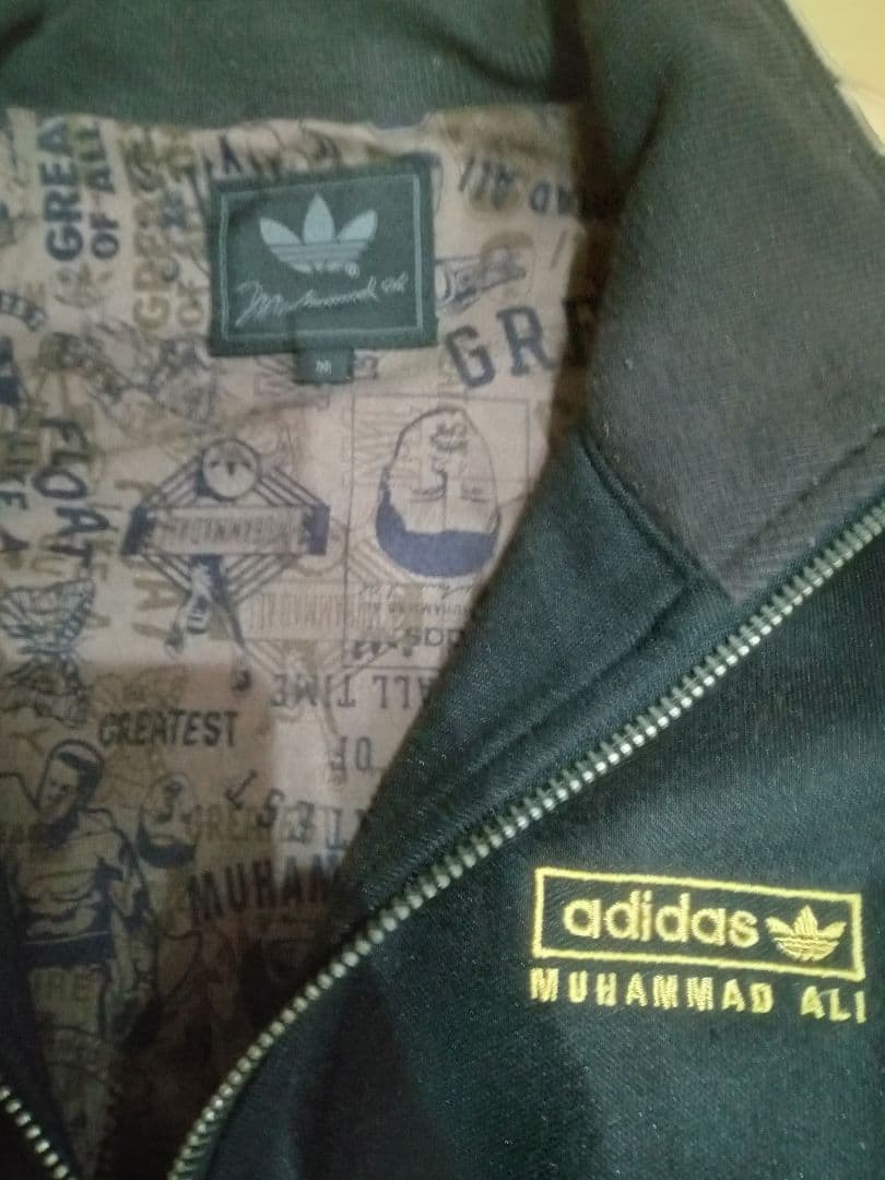 アディダス　モハメド・アリ　 ジャージ　ジャケット 黒