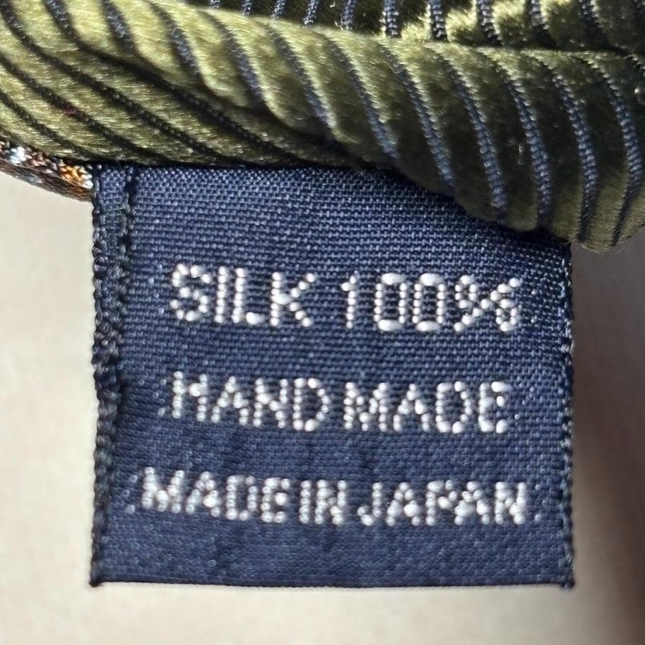 ◉極上品◉フェアファクス FAIRFAX★ 緑&濃い緑の切替 ★ソリッド・タイ