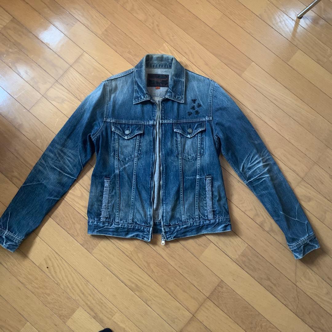 激レア 刺繍 06AW UNDERCOVER ジップ デニム ジャケッ