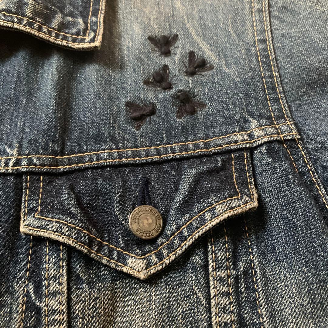 激レア 刺繍 06AW UNDERCOVER ジップ デニム ジャケッ