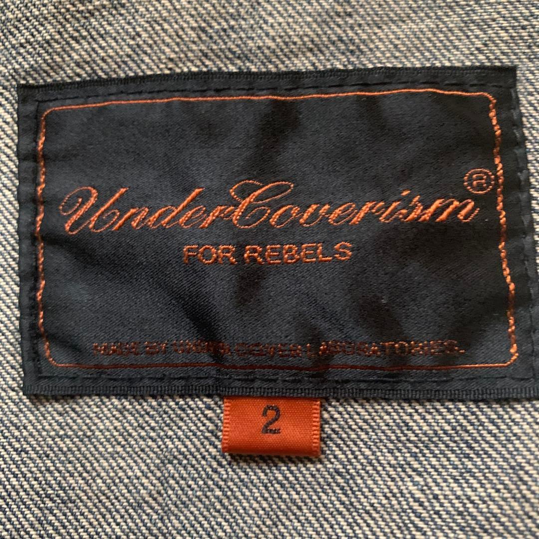 激レア 刺繍 06AW UNDERCOVER ジップ デニム ジャケッ
