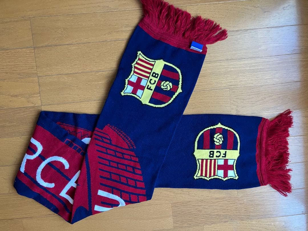 FCバルセロナ CAMPNOU マフラー‼️ 厚手で暖かい❣️