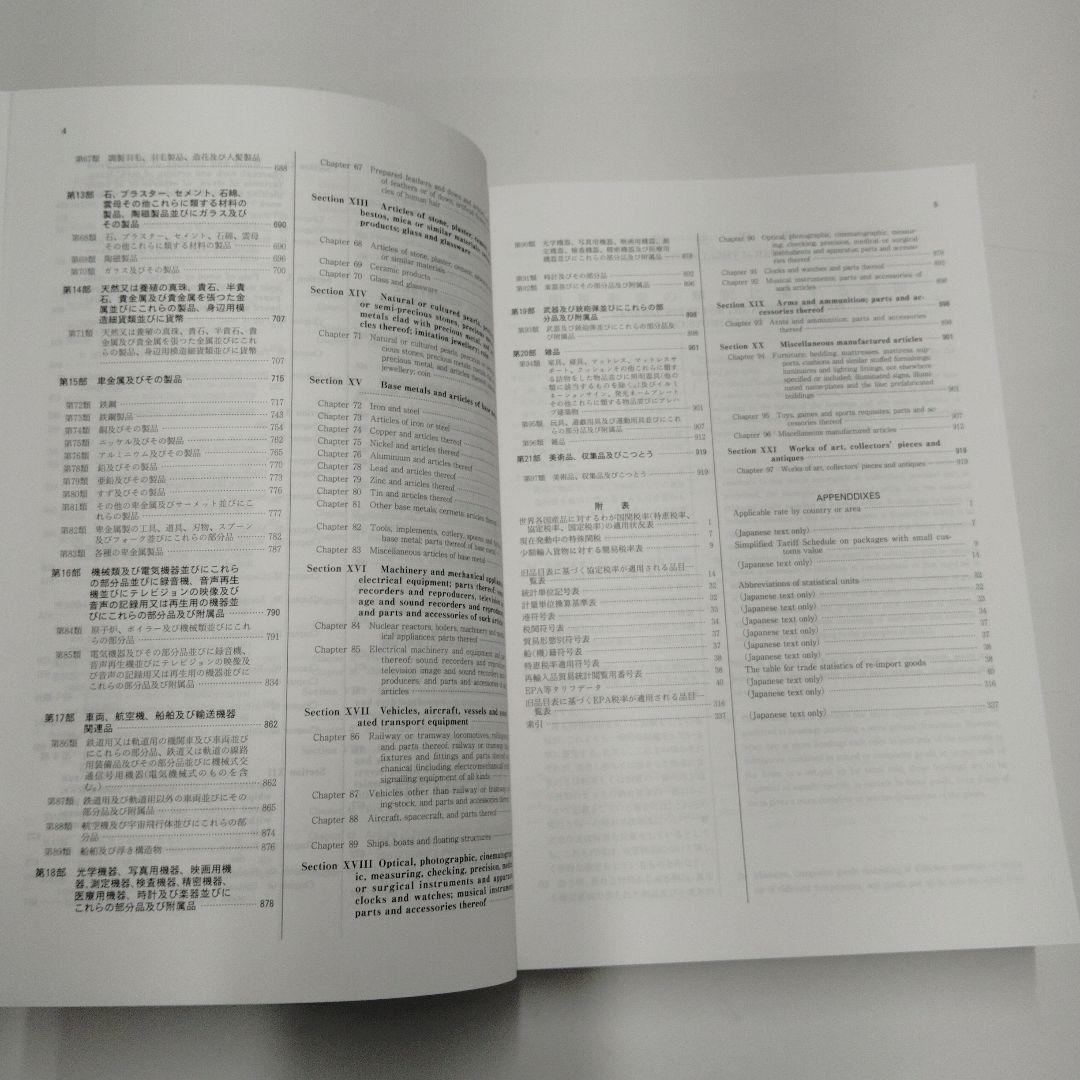 実行関税率表　２０２４年度版　完全新品未使用　輸出入通関&貿易　日本関税協会発行