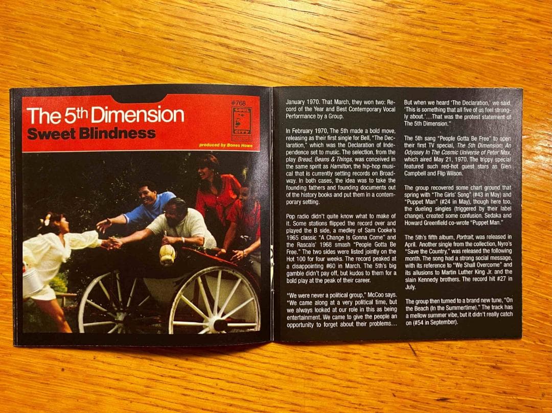 洋楽 5TH DIMENSION THE COMPLETE SINGLES 66-75