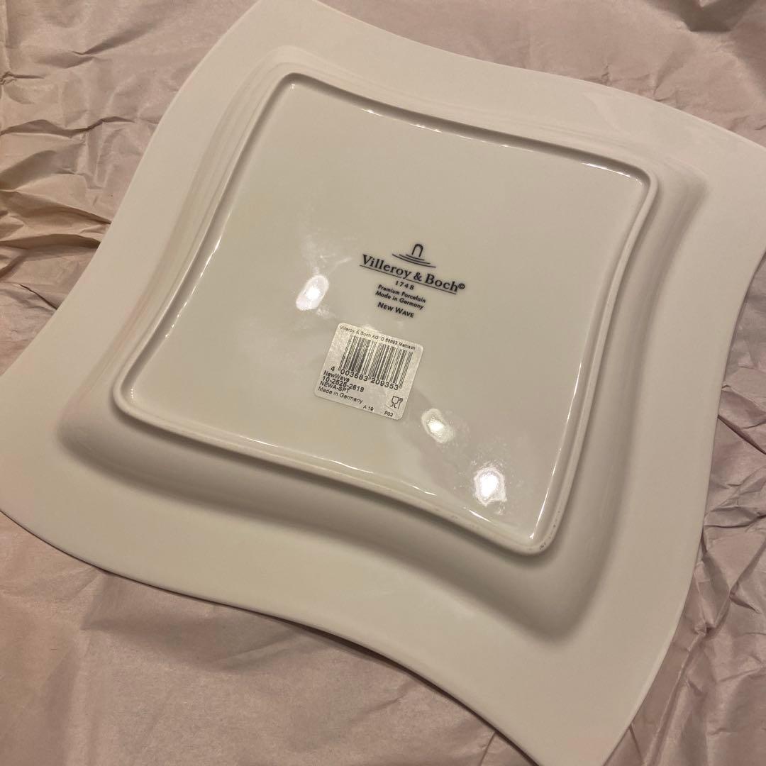 【新品】　Villeroy & Boch ニューウェーブプレート　3枚セット