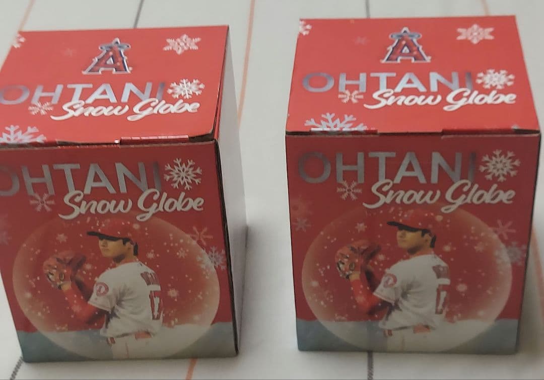 ２個 大谷翔平 スノードーム 非売品 エンゼルス