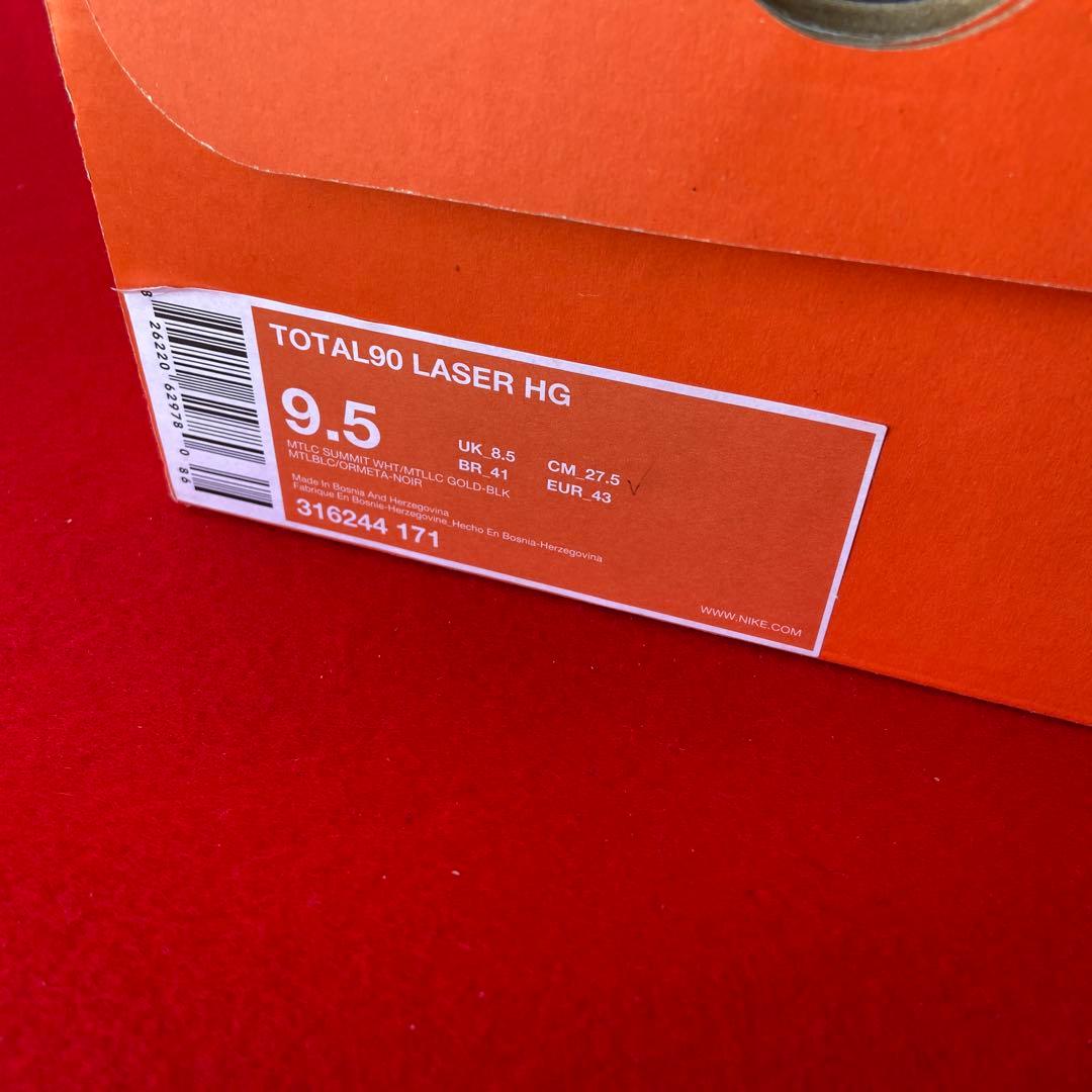 シューズ ナイキ TOTAL90 LASER HG 27.5cm　e1273-B