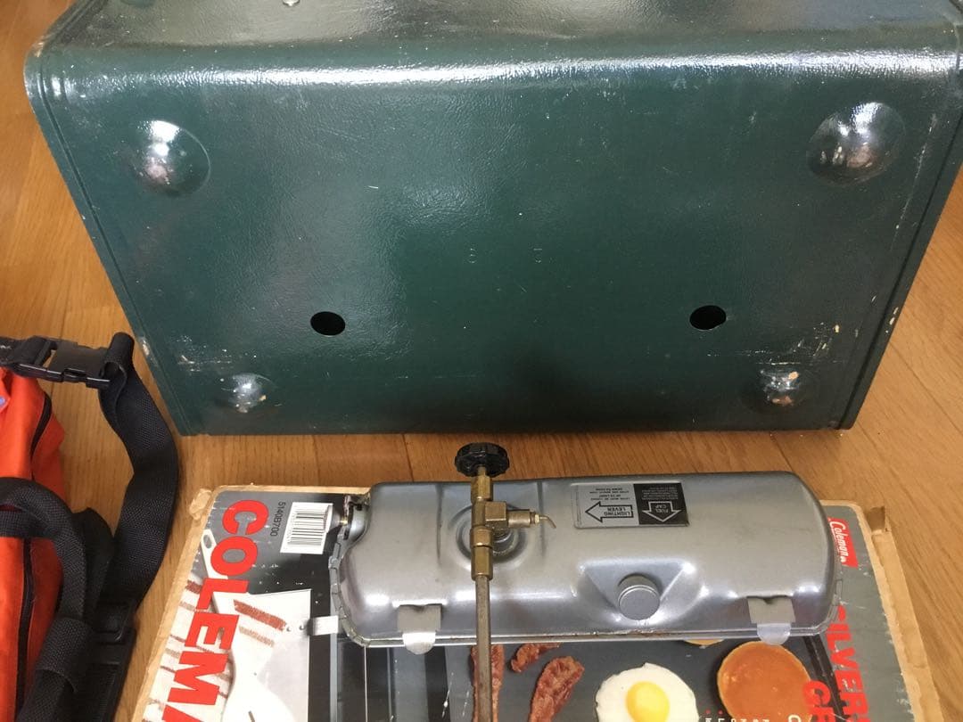 Coleman ツーバーナー とグリル　dual fual 414