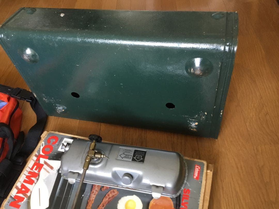 Coleman ツーバーナー とグリル　dual fual 414