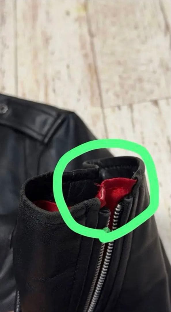 n*.様 GUILD PRIME 羊革 ダブルライダースジャケット レザー Mサ