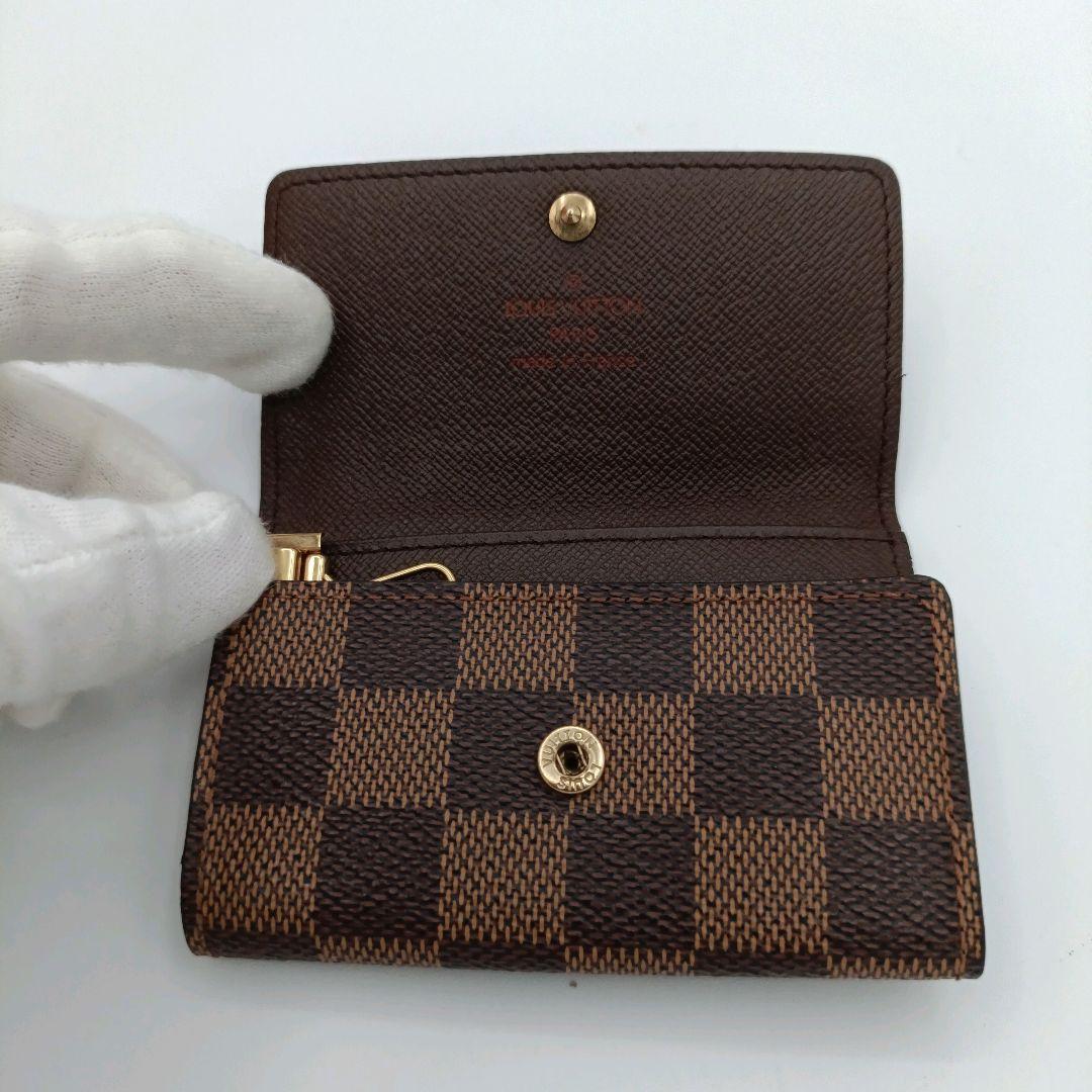 ルイヴィトン ダミエ ミュルティクレ6 6連キーケース ブラウン