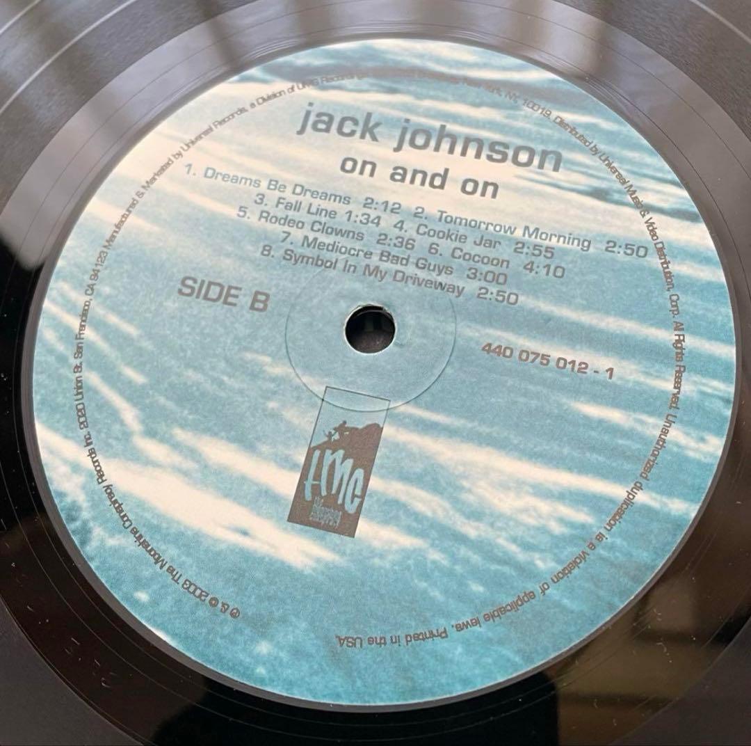 Jack Johnson / On and On 【LP】