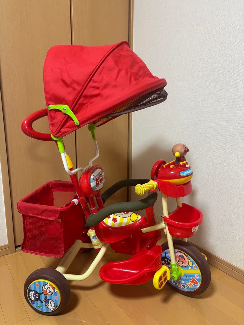 エムアンドエム ブザー付おでかけ三輪車 それいけ！アンパンマン デラックスII…