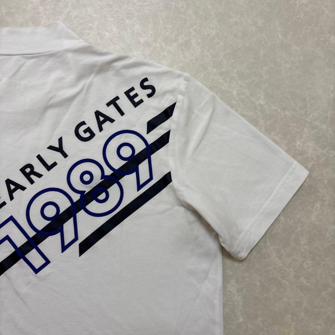 パーリーゲイツ★ビッグロゴ★薄手ストレッチ★モックネック【メンズ サイズ4（M】