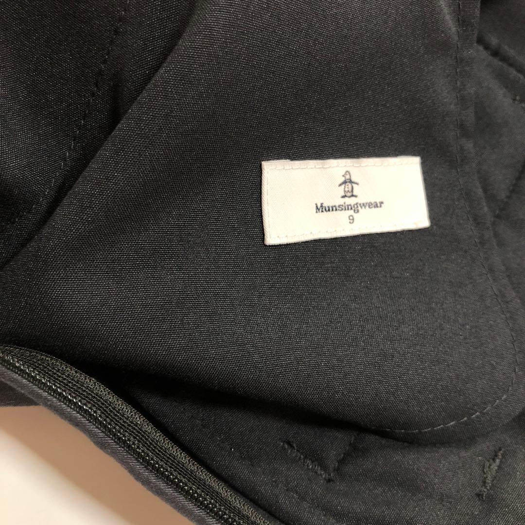 マンシングウエアレディスゴルフプリーツスカート黒M