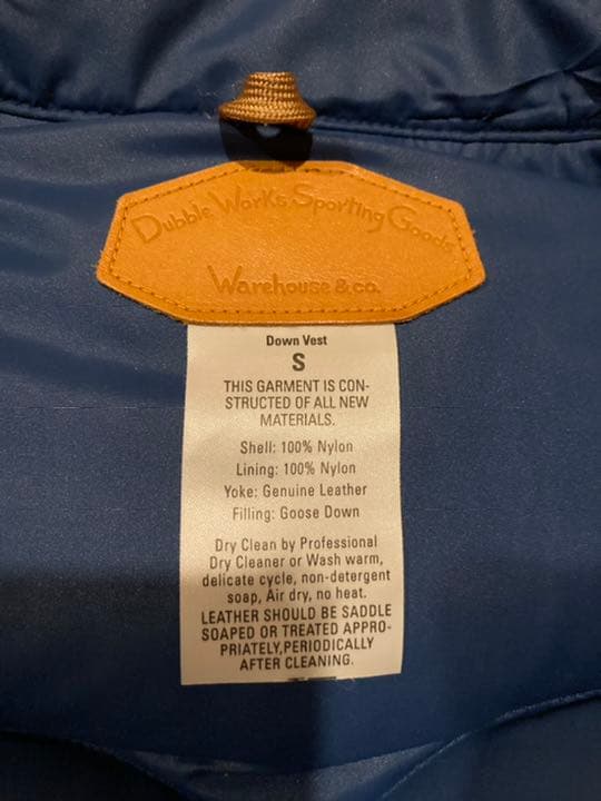 ダウンベスト ウエアハウス ダブルワークス ロッキーマウンテン