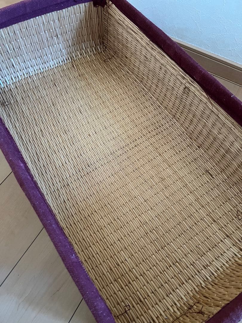 柳行李　大きめ　レトロ　アンティーク