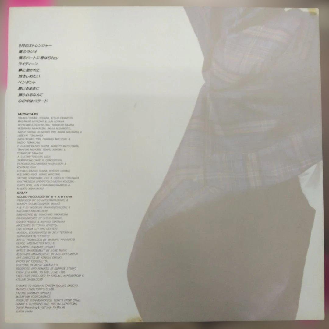 ['86年帯付き見本盤LP]徳永英明/ラジオ プロモ盤白レーベル