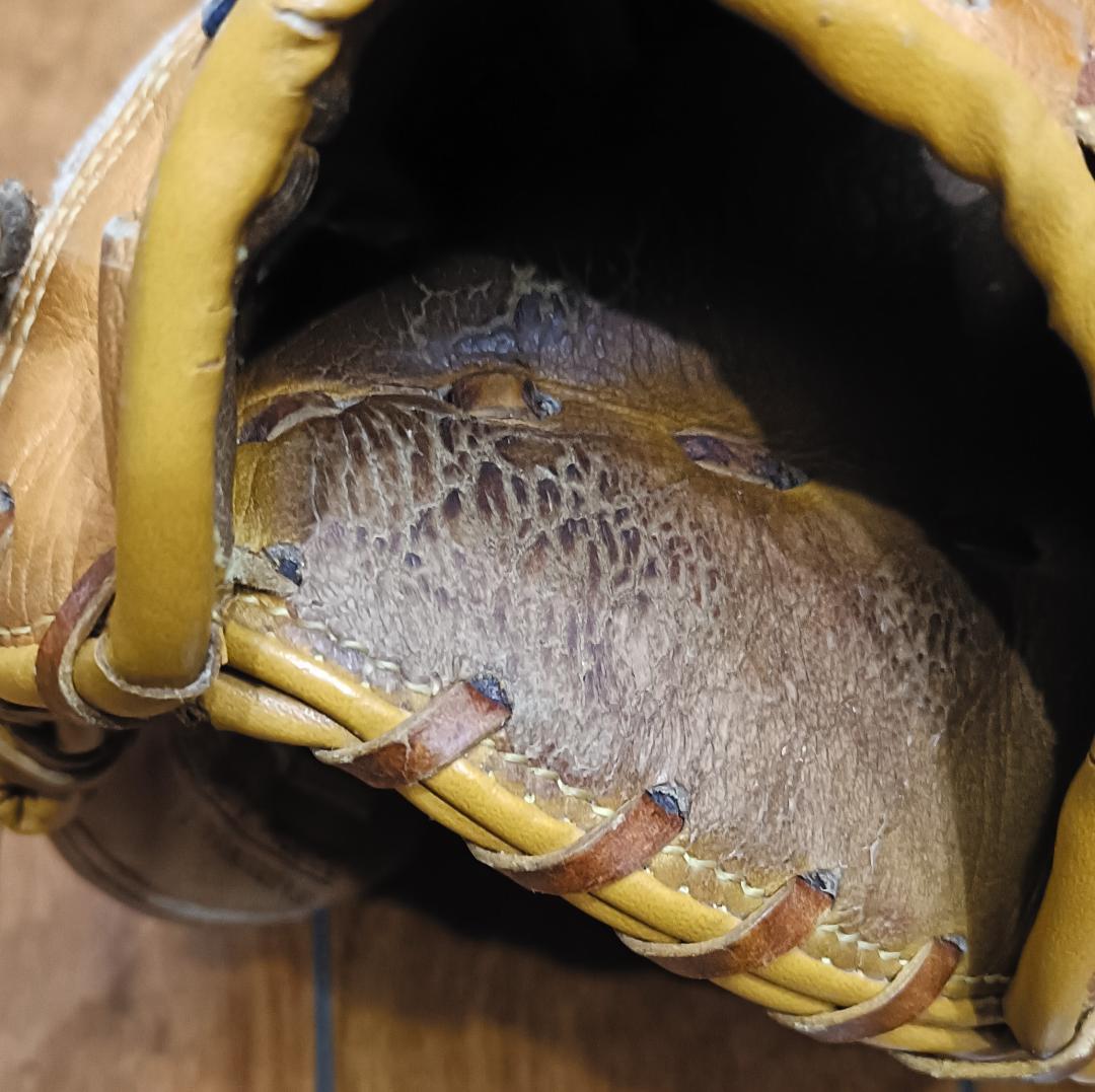 軟式用グラブ 青カップ Mizuno ワールドウィン THモデル ライナーバック