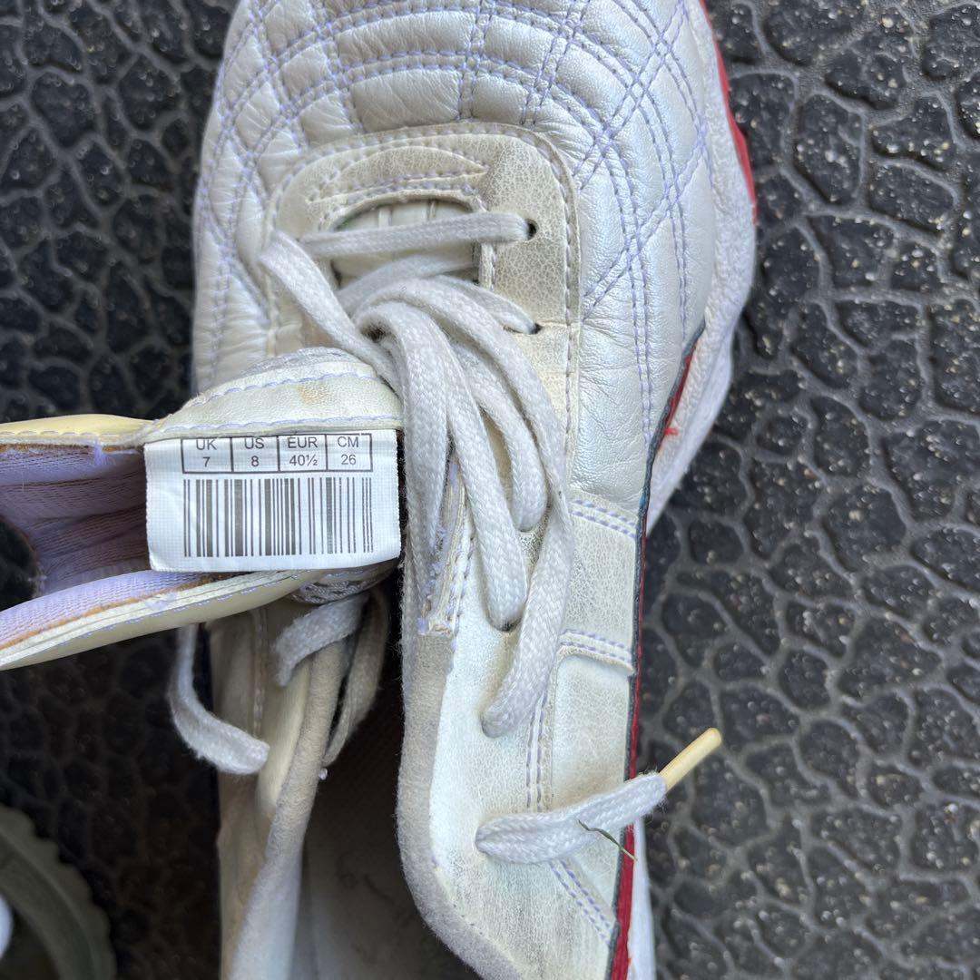 PUMA パラメヒコライト ホワイト×レッド　26.0cm