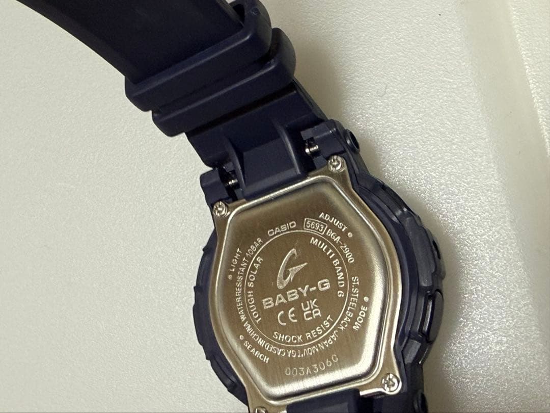 CASIO Baby-G BGA-2900 電波ソーラー ネイビー