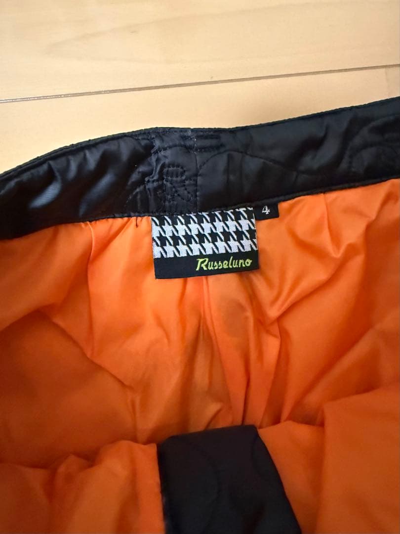 RUSSELUNO ラッセルノ スカル柄 キルティングパンツ サイズ4