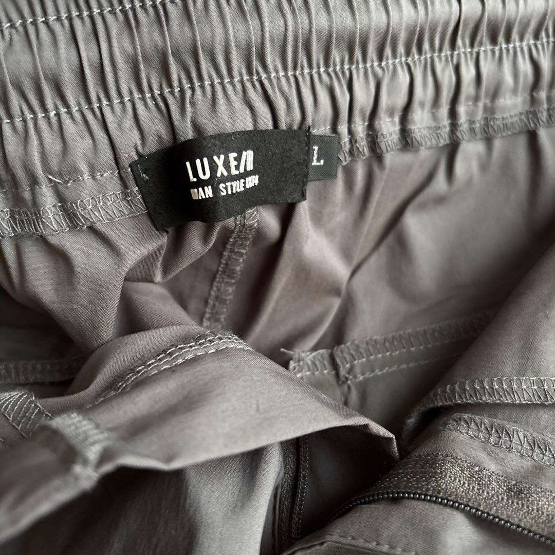 LUXE/R ラグジュ パンツ ゴルフ 細身 タイト スリム チャコール L