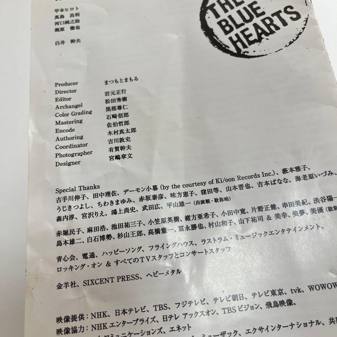 mogi 　THE BLUE HEARTS on TV DVD BOX