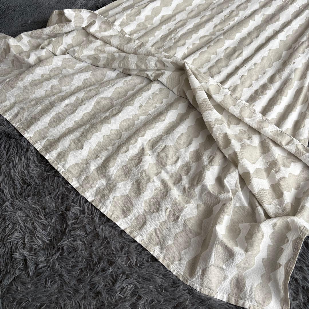 新品✨Plantation YOORYUU柄Aラインロングワンピース 日本製 2