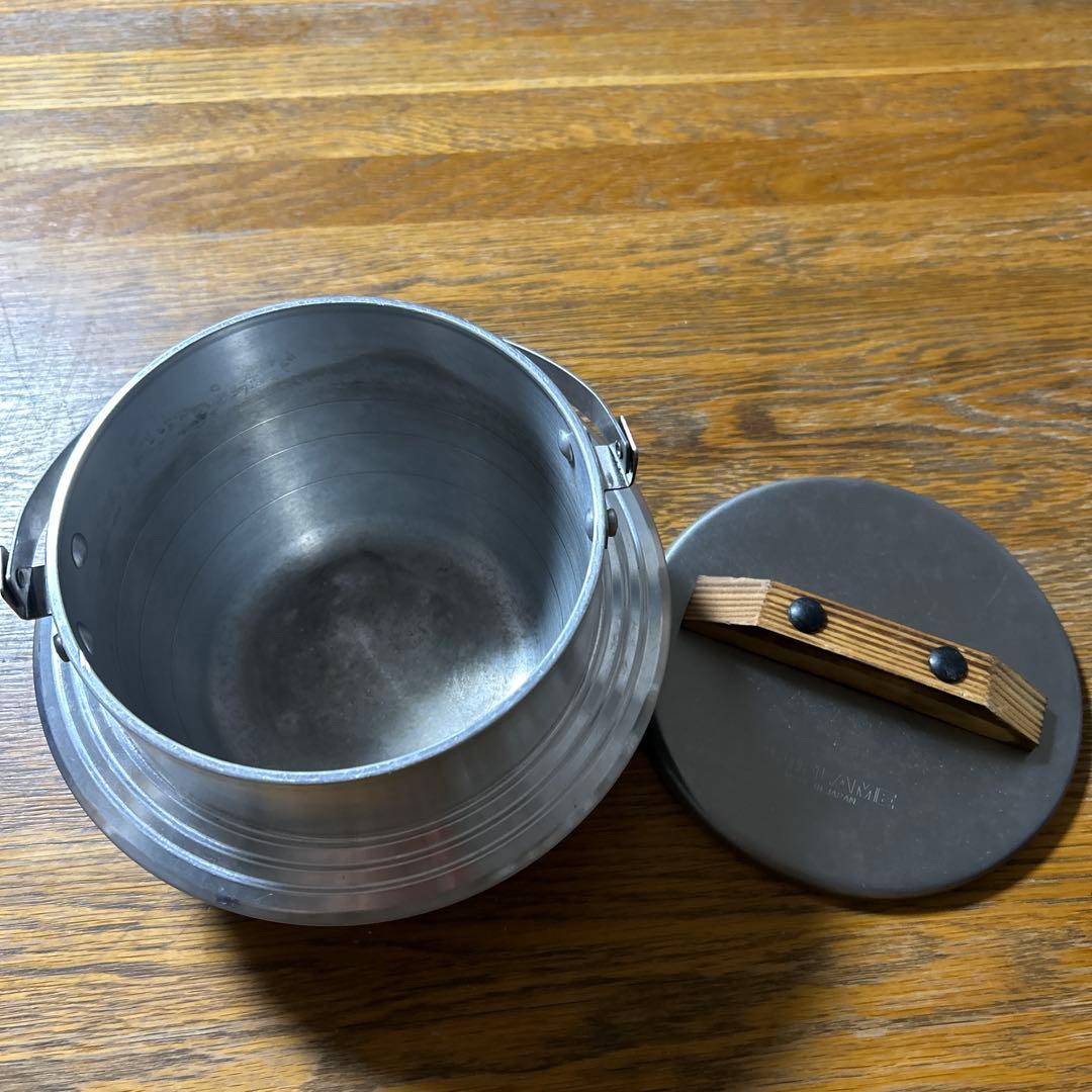 ユニフレーム 飯盒 アルミ製 木製ハンドル