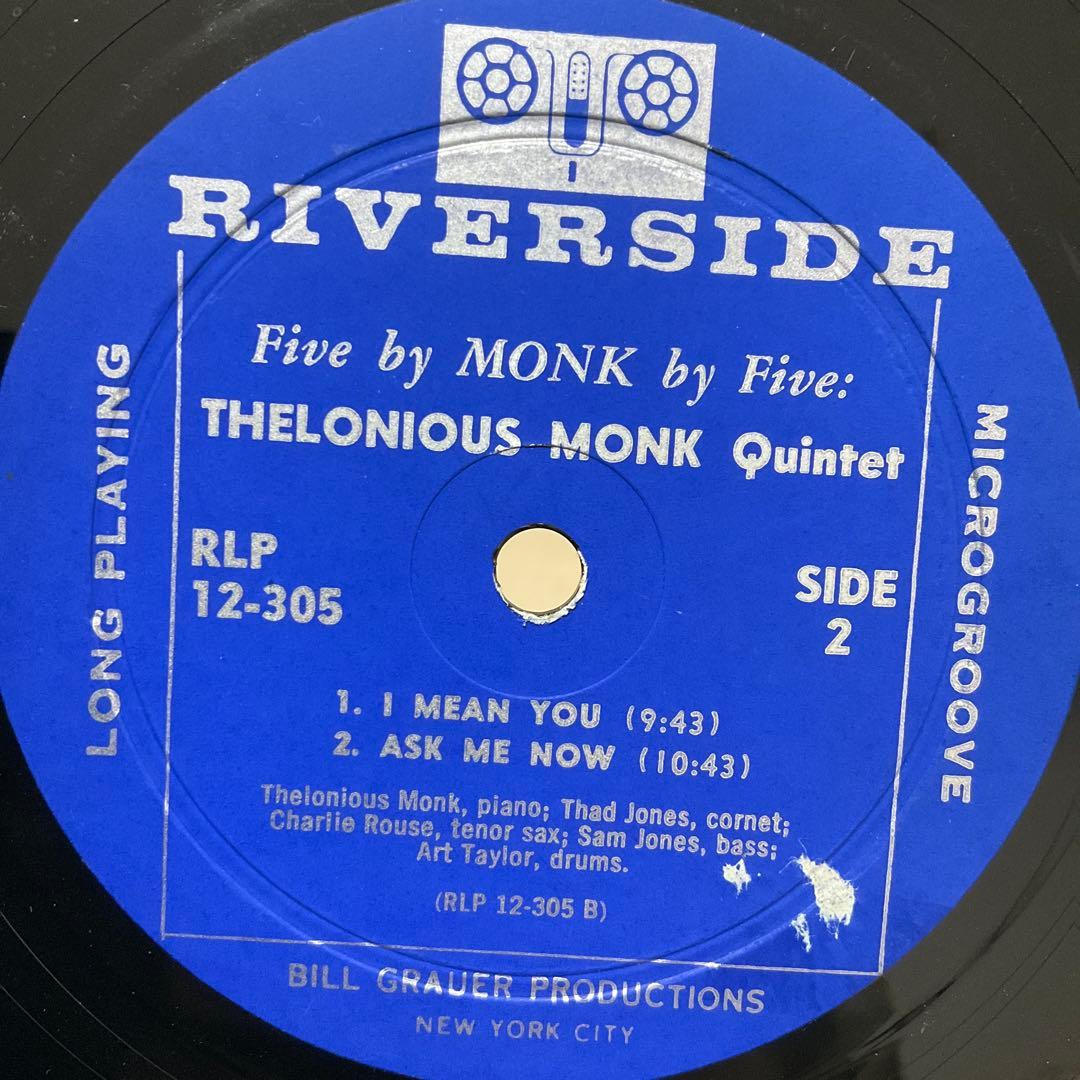 Five by MONK by Fiveセロニアスモンク　USオリジナルレコード