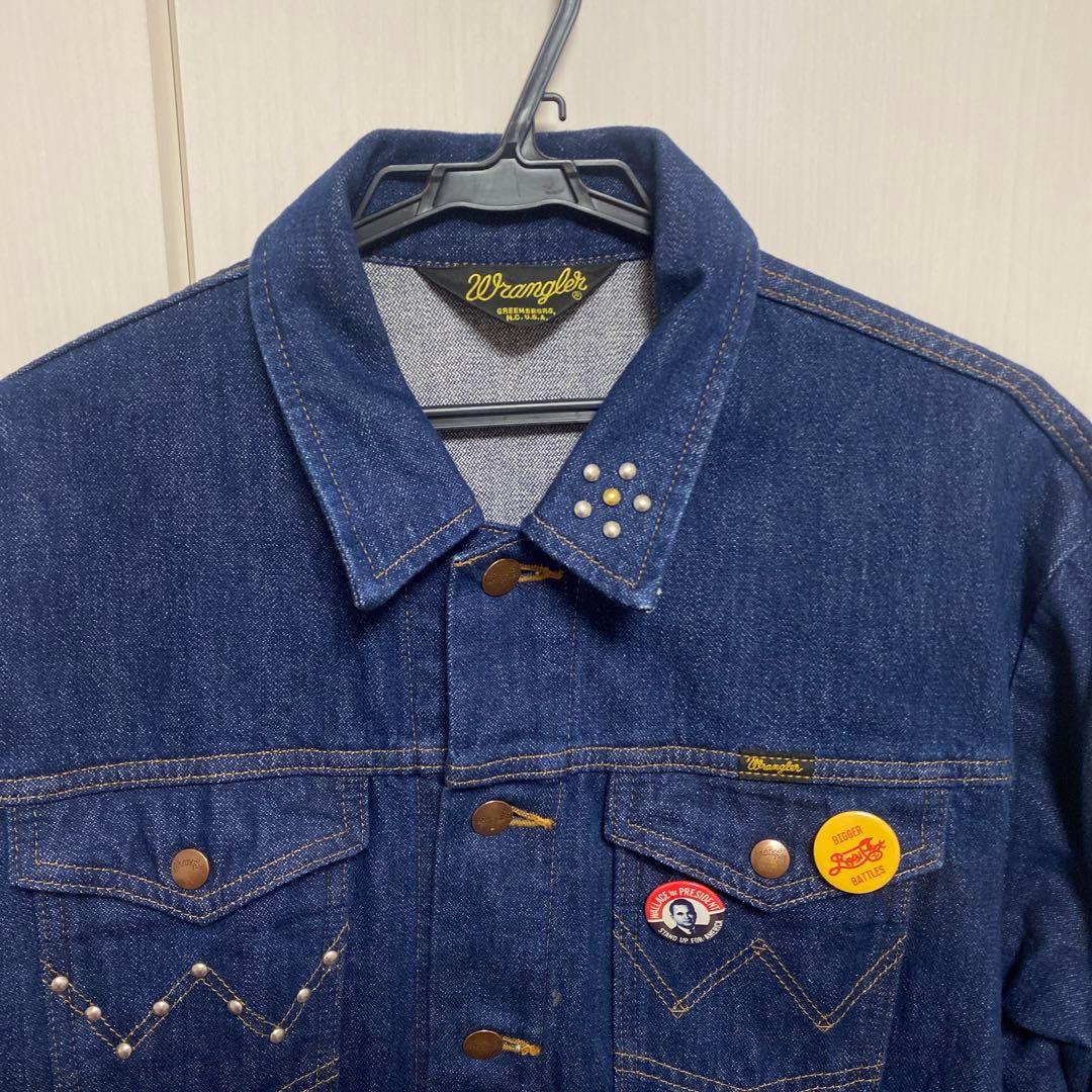 【未使用】Wrangler badway スタッズ デニムジャケット アメカジ