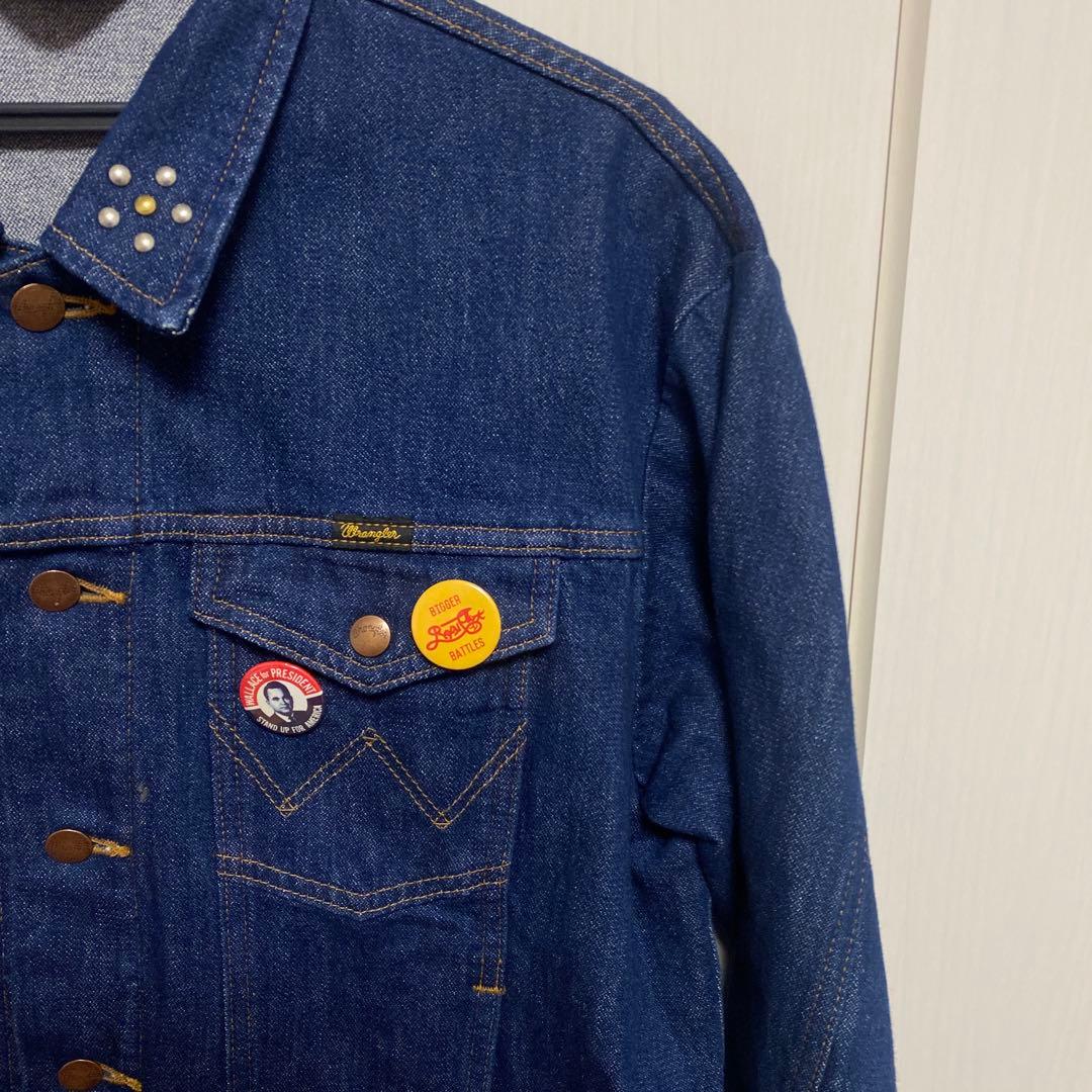 【未使用】Wrangler badway スタッズ デニムジャケット アメカジ