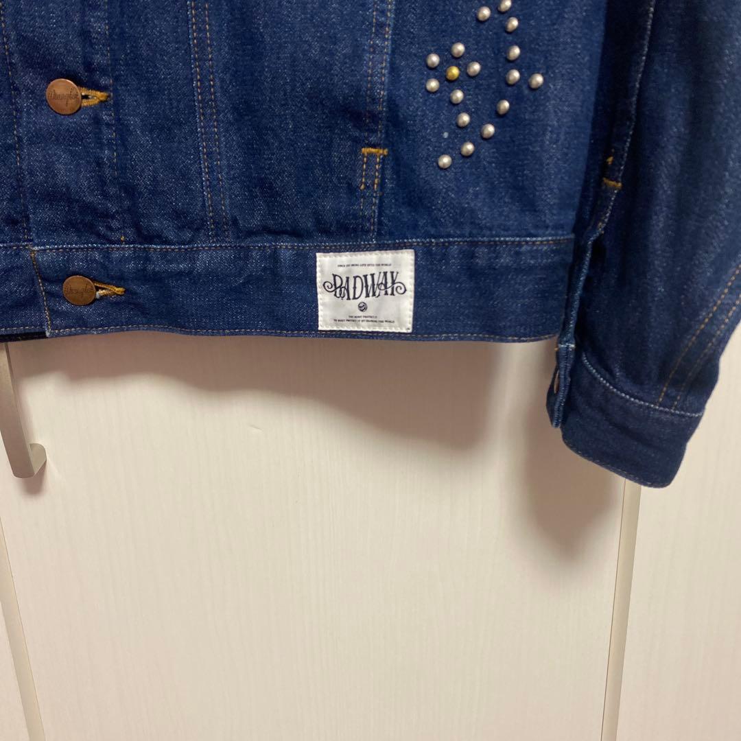 【未使用】Wrangler badway スタッズ デニムジャケット アメカジ