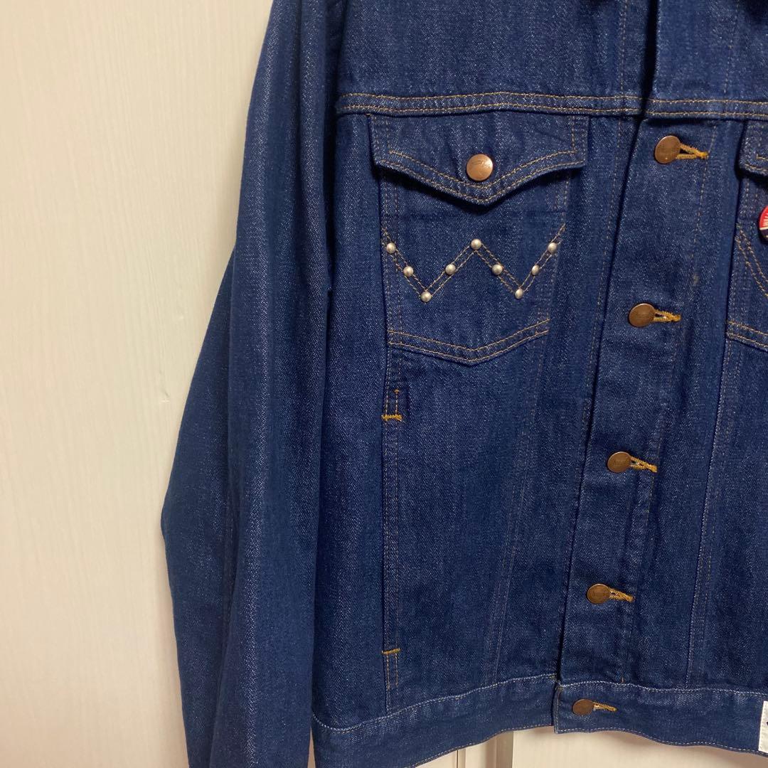 【未使用】Wrangler badway スタッズ デニムジャケット アメカジ