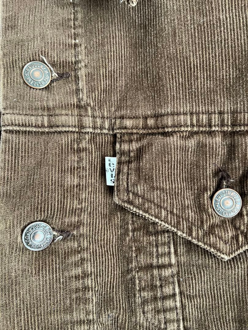 70's Levi's 70505 コーデュロイ ジャケット42サイズ コーズ