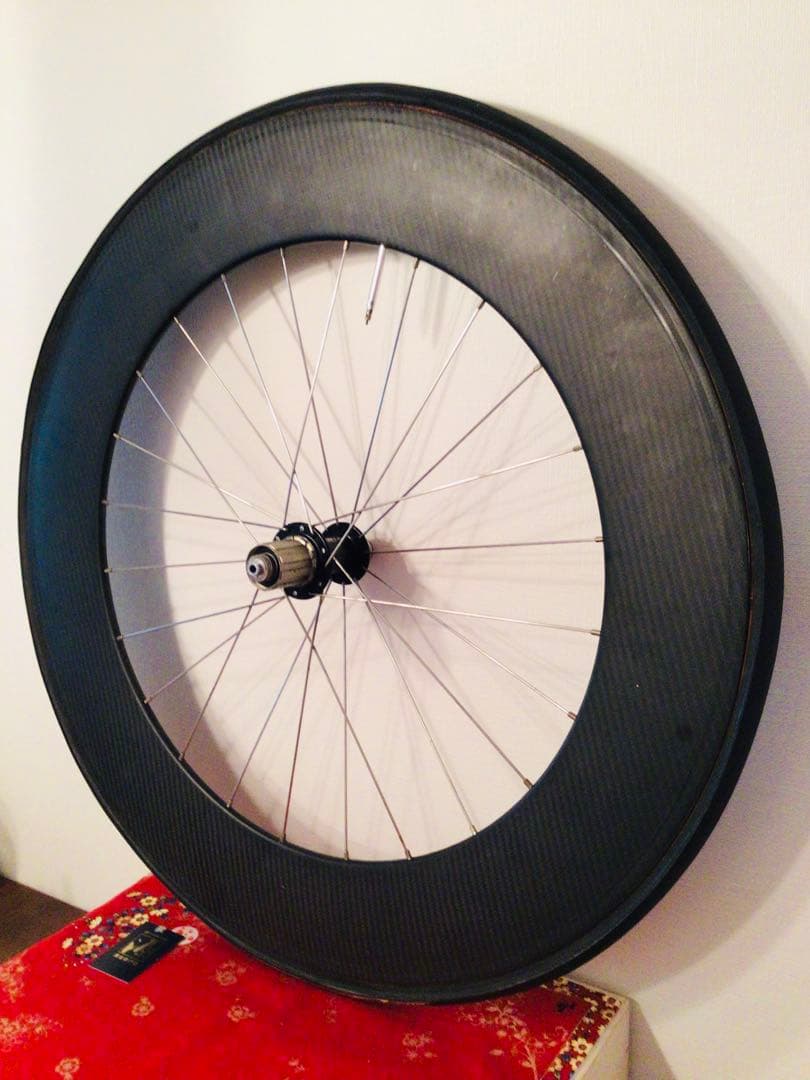 TNi 未使用 カーボンホイールセット 60/88 チューブラー シマノ10s