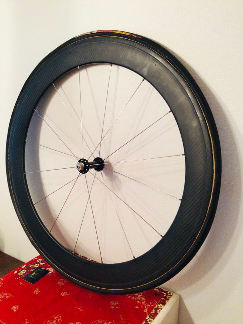 TNi 未使用 カーボンホイールセット 60/88 チューブラー シマノ10s