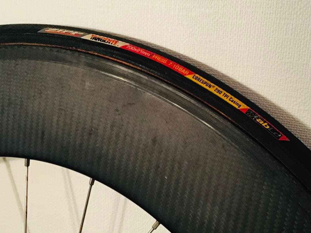 TNi 未使用 カーボンホイールセット 60/88 チューブラー シマノ10s