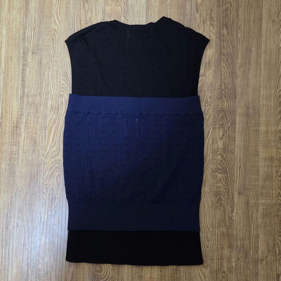 トップス LE CIEL BLEU Ribbed Eyelet SleevelessTop