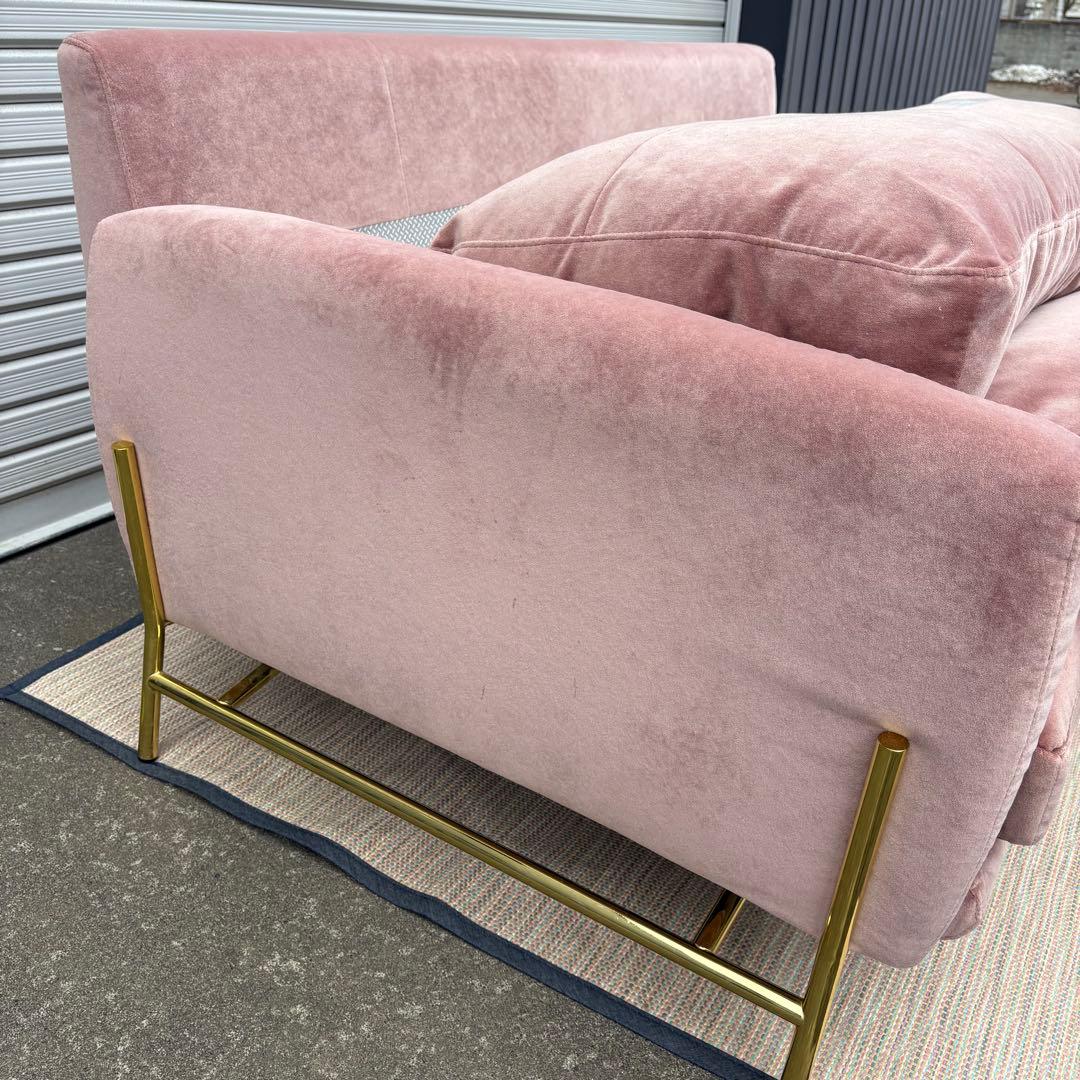 【送料込】Calligaris カリガリス　2人掛けソファー　ファブリック