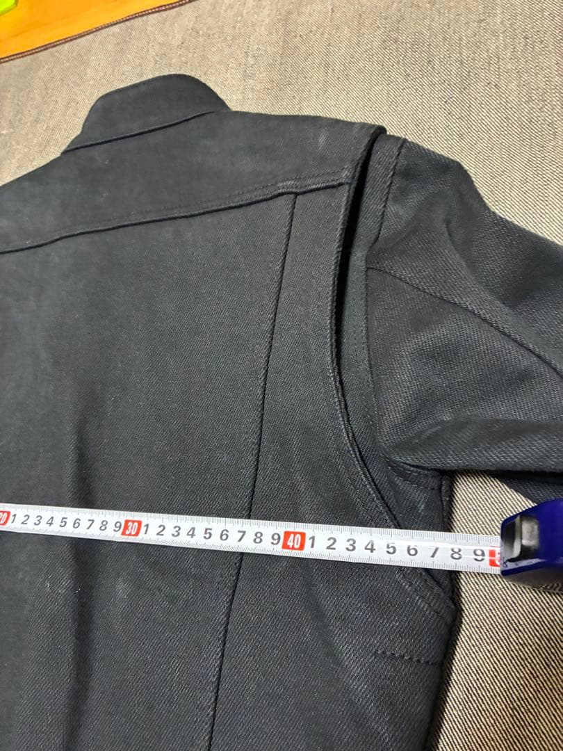 IRON HEART アイアンハート 黒鎧デニムライダースジャケット 38インチ