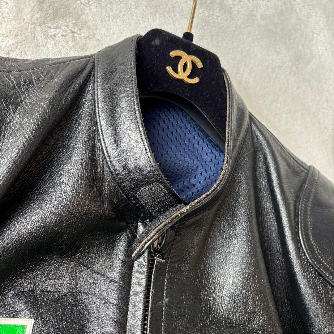 極希少✨Kawasaki 　レザー　Ninja ライダースジャケット　L