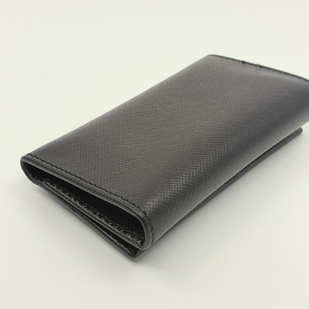 PRADA プラダ レザー 6連キーケース 黒 ブラック A1334A1