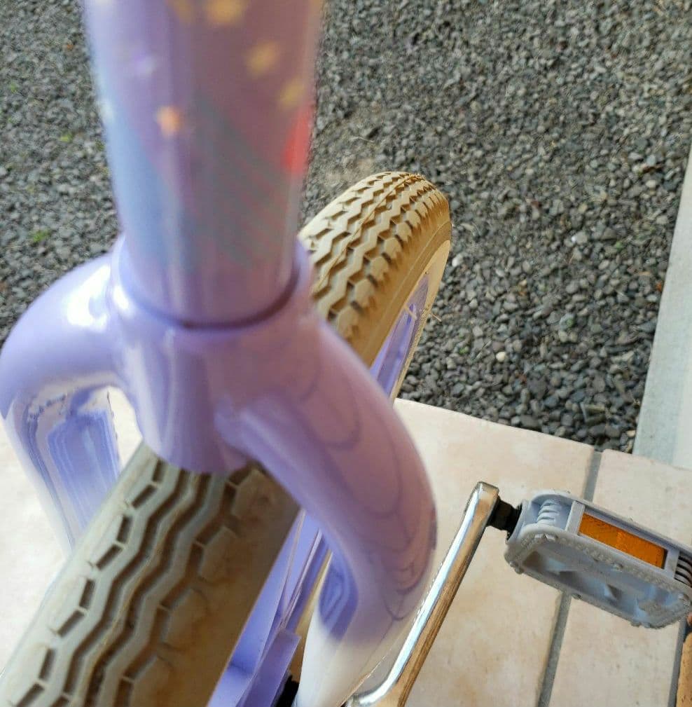 早い者勝ち‼️ブリジストン　音符デザイン一輪車　パーブルカラー