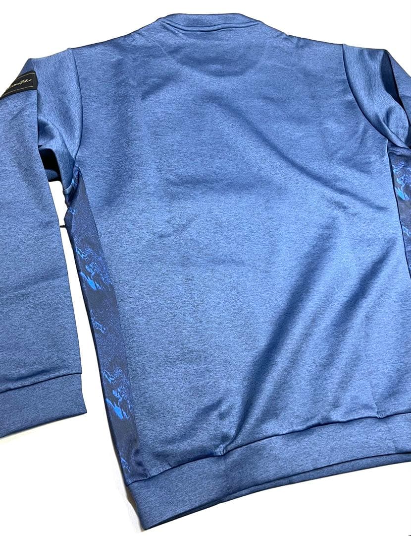 【ミズノプロ】ストレッチスウェット(丸首) XO ネイビー 12JEBK74